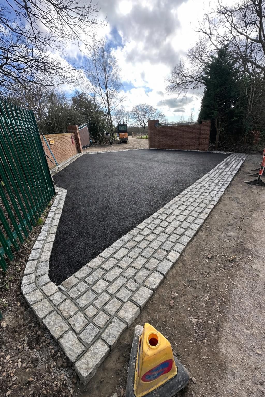 Completed premium driveway
