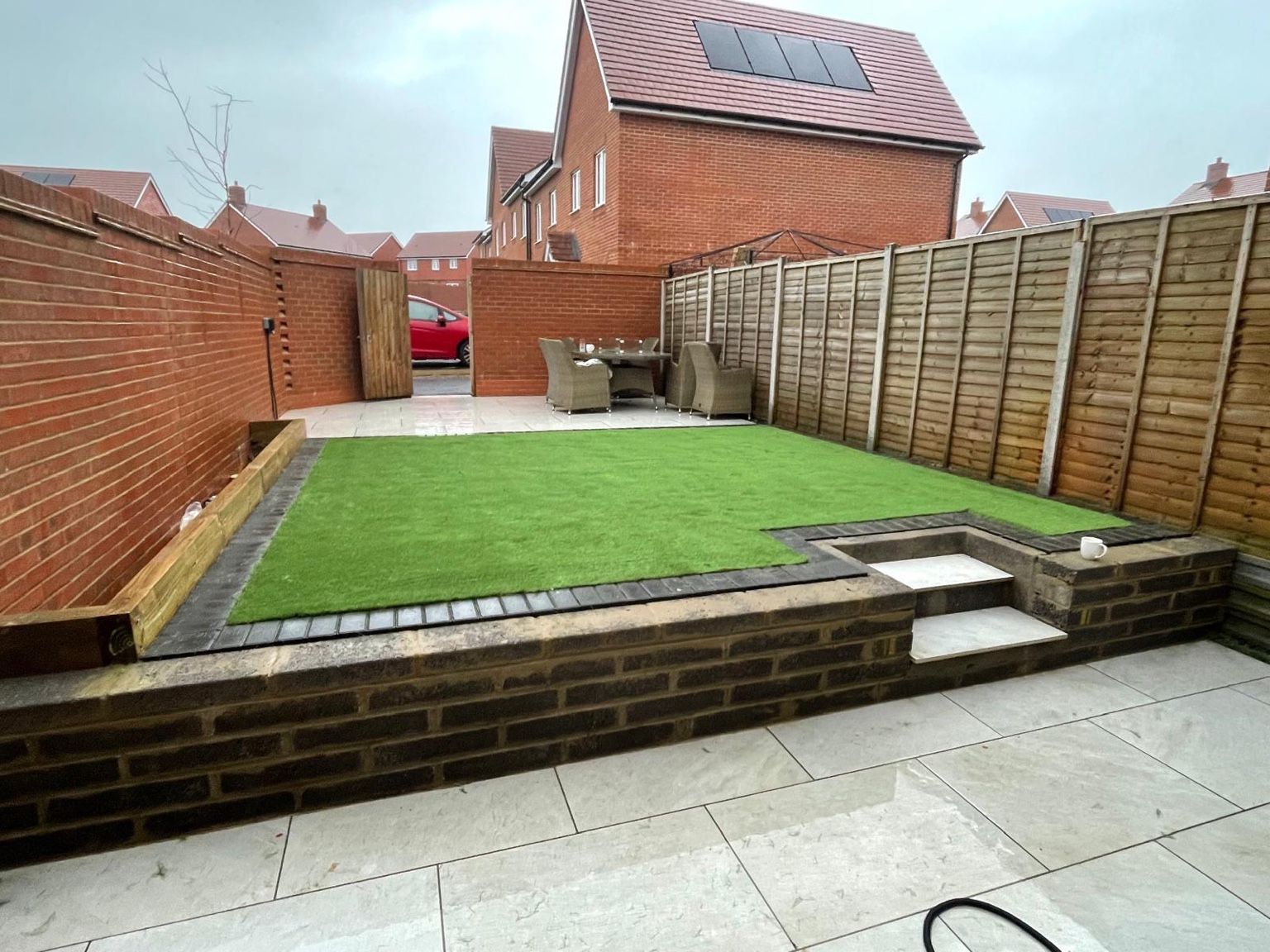 Garden after professional landscaping