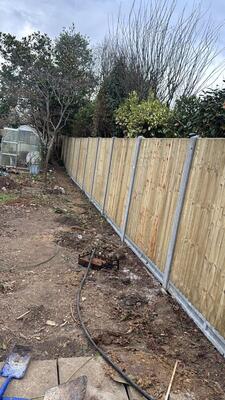 Fencing project 25 by A Sterling Landscapes