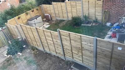 Fencing project 38 by A Sterling Landscapes