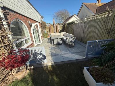 Patio project 1 by A Sterling Landscapes