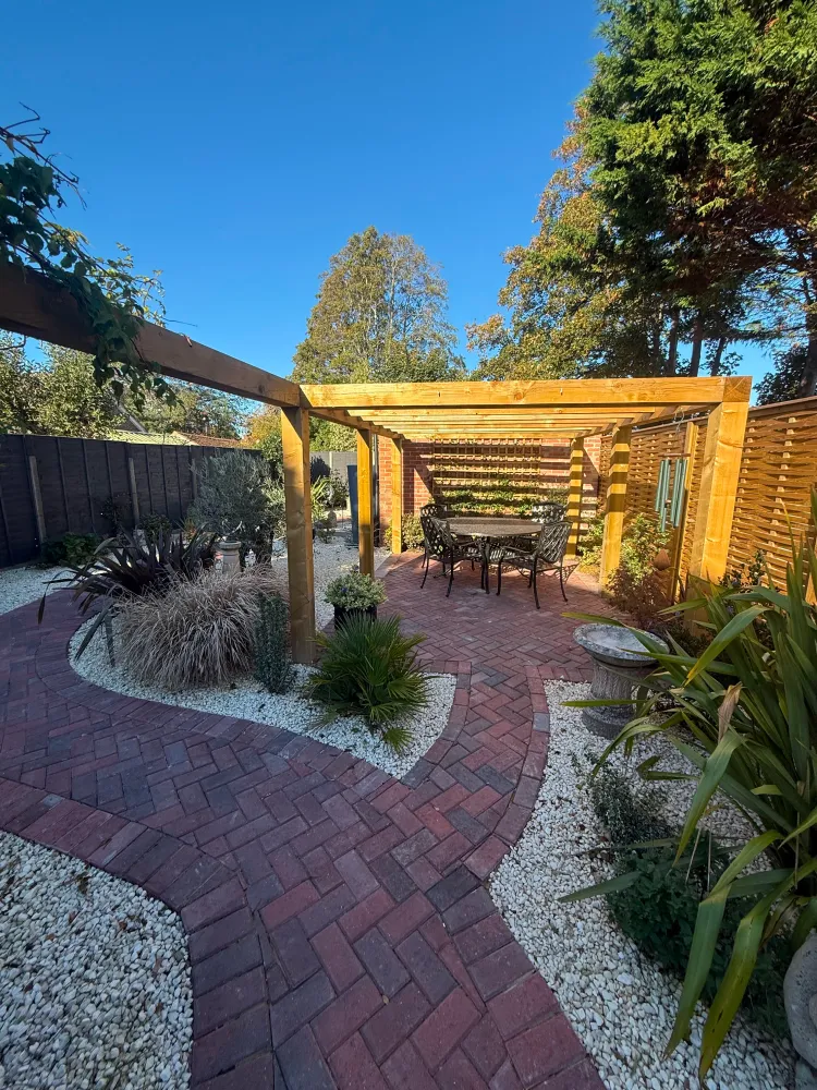 Pergola installation